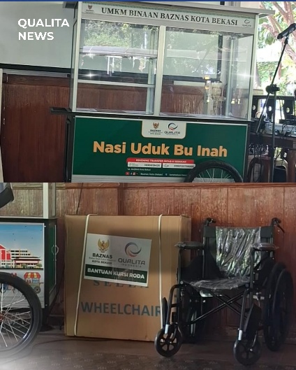 Penghargaan BAZNAS Kota Bekasi kepada Qualita Indonesia